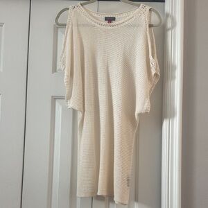 Vince Camuto Off-Shoulder Cream Sweater